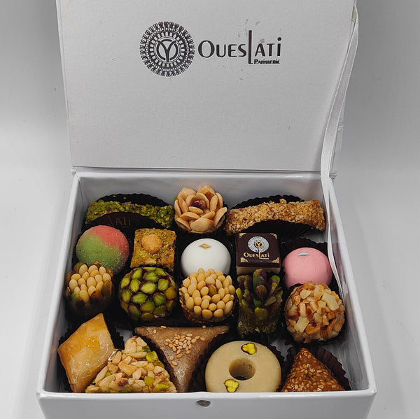 Coffret Oueslati Blanc Median (coffret + assortiment)